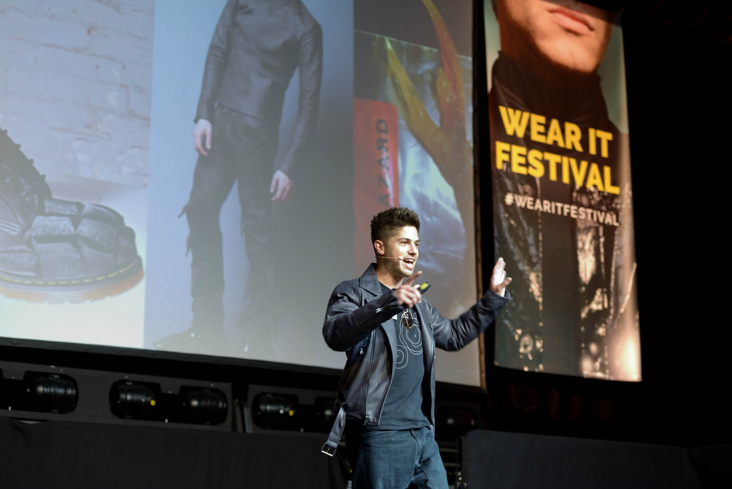 Beyond Gimmick: The Role of Aesthetics in Wearable Technology by Asher Levine (ASHER LEVINE STUDIO) at the Wear It Festival - The Conference on Wearables, fashion tech, smart clothing and consumer innovation on 19-20 June 2018 at the Kulturbrauerei Berlin - (c) Wear It Berlin / Michael Wittig, Berlin
