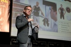 On-Body, In-Tune: Personalising Digital Health Tech by Jens Krauss (CSEMSTUDIO) at the Wear It Festival - The Conference on Wearables, fashion tech, smart clothing and consumer innovation on 19-20 June 2018 at the Kulturbrauerei Berlin - (c) Wear It Berlin / Michael Wittig, Berlin