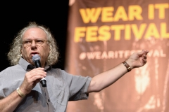 Alexander Mankowsky from Daimler "Human Agnecy in the Robotic World" at Wear It Festival - The Conference on Wearables, fashion tech, smart clothing and consumer innovation on 19-20 June 2018 at the Kulturbrauerei Berlin - Futurist (c) Wear It Berlin / Michael Wittig, Berlin
