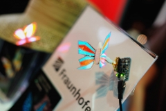 FRAUNHOFER FEP at the Exhibition Hall at the Wear It Festival - The Conference on Wearables, fashion tech, smart clothing and consumer innovation on 19-20 June 2018 at the Kulturbrauerei Berlin - (c) Wear It Berlin / Michael Wittig, Berlin