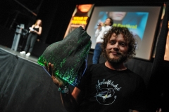 STARTUP PITCHES (amisor GmbH) with the presentation byVeit Nachtmann (FUNKELFETISCH) at the Wear It Festival - The Conference on Wearables, fashion tech, smart clothing and consumer innovation on 19-20 June 2018 at the Kulturbrauerei Berlin - (c) Wear It Berlin / Michael Wittig, Berlin
