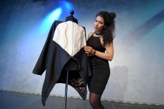 Layla de Mue in the Exhibition Hall at the Wear It Festival - The Conference on Wearables, fashion tech, smart clothing and consumer innovation on 19-20 June 2018 at the Kulturbrauerei Berlin - (c) Wear It Berlin / Michael Wittig, Berlin